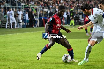 2024-11-09 - Zito Luvumbo of Cagliari Calcio - CAGLIARI CALCIO VS AC MILAN - ITALIAN SERIE A - SOCCER