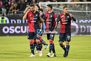 2024-11-09 - Leonardo Pavoletti of Cagliari Calcio, Alessandro Deiola of Cagliari Calcio - CAGLIARI CALCIO VS AC MILAN - ITALIAN SERIE A - SOCCER