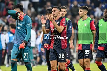 2024-11-09 - Gabriele Zappa of Cagliari Calcio, Postgame, - CAGLIARI CALCIO VS AC MILAN - ITALIAN SERIE A - SOCCER