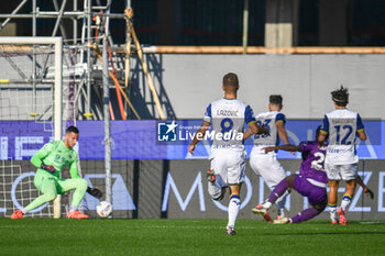 2024-11-10 - Fiorentina's Moise Kean scores the 1-0 goal - ACF FIORENTINA VS HELLAS VERONA FC - ITALIAN SERIE A - SOCCER