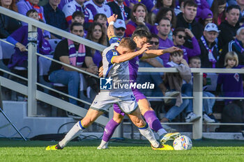 2024-11-10 - Verona's Tomas Suslov fights for the ball against Fiorentina's Riccardo Sottil - ACF FIORENTINA VS HELLAS VERONA FC - ITALIAN SERIE A - SOCCER