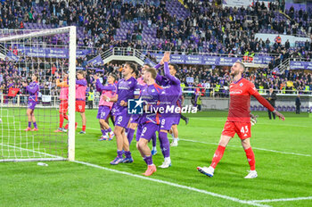 2024-11-10 - Fiorentina team greets its fans - ACF FIORENTINA VS HELLAS VERONA FC - ITALIAN SERIE A - SOCCER