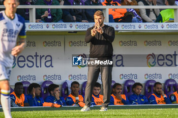 2024-11-10 - Verona's Head Coach Paolo Zanetti - ACF FIORENTINA VS HELLAS VERONA FC - ITALIAN SERIE A - SOCCER