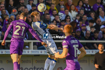 2024-11-10 - header of Verona's Casper Tengstedt against Fiorentina's Robin Everardus Gosens - ACF FIORENTINA VS HELLAS VERONA FC - ITALIAN SERIE A - SOCCER