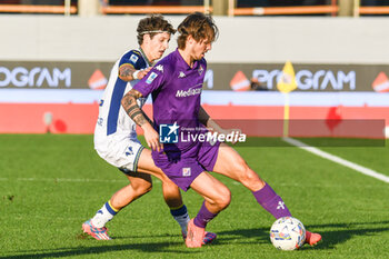 2024-11-10 - Fiorentina's Andrea Colpani hampered by Verona's Domagoj Bradaric - ACF FIORENTINA VS HELLAS VERONA FC - ITALIAN SERIE A - SOCCER