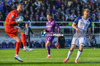 2024-11-10 - Fiorentina's David De Gea saves a goal - ACF FIORENTINA VS HELLAS VERONA FC - ITALIAN SERIE A - SOCCER