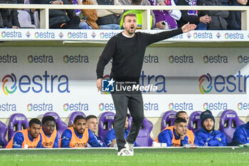 2024-11-10 - Verona's Head Coach Paolo Zanetti - ACF FIORENTINA VS HELLAS VERONA FC - ITALIAN SERIE A - SOCCER