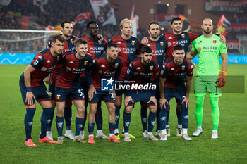 2024-11-07 - Serie A, Genova, Day 12, Stadio Ferraris, Genoa - Como, in the photo: team Genoa - GENOA CFC VS COMO 1907 - ITALIAN SERIE A - SOCCER