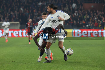 2024-11-07 - Serie A, Genova, Day 12, Stadio Ferraris, Genoa - Como, in the photo: Ekhator and Dossena - GENOA CFC VS COMO 1907 - ITALIAN SERIE A - SOCCER