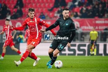 2024-11-10 - Mario Gila (SS Lazio) and Daniel Maldini (AC Monza) - AC MONZA VS SS LAZIO - ITALIAN SERIE A - SOCCER