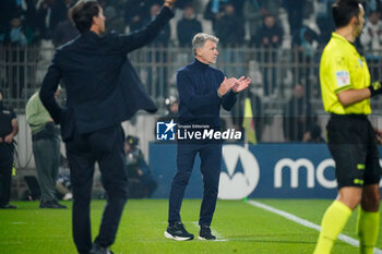 2024-11-10 - The head coach Marco Baroni (SS Lazio) claps his hands - AC MONZA VS SS LAZIO - ITALIAN SERIE A - SOCCER