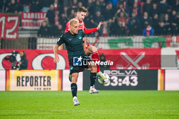 2024-11-10 - Gustav Isaksen (SS Lazio) and Georgios Kyriakopoulos (AC Monza) - AC MONZA VS SS LAZIO - ITALIAN SERIE A - SOCCER