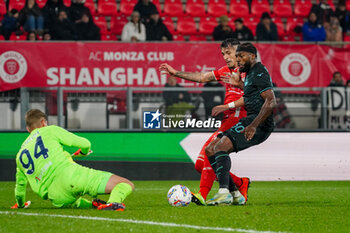 2024-11-10 - Dany Mota (AC Monza) and Nuno Tavares (SS Lazio) - AC MONZA VS SS LAZIO - ITALIAN SERIE A - SOCCER