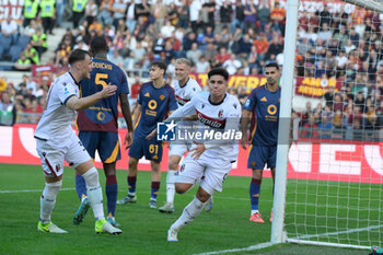 2024-11-10 - Bologna's Santiago Castro celebrates after scoring the goal 0-1 during the Italian Football Championship League A Enilive 2024/2025 match between AS Roma vs Bologna FC at the Olimpic Stadium in Rome on 10 November 2024. - AS ROMA VS BOLOGNA FC - ITALIAN SERIE A - SOCCER