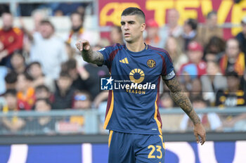 2024-11-10 - Roma’s Gianluca Mancini during the Italian Football Championship League A Enilive 2024/2025 match between AS Roma vs Bologna FC at the Olimpic Stadium in Rome on 10 November 2024. - AS ROMA VS BOLOGNA FC - ITALIAN SERIE A - SOCCER