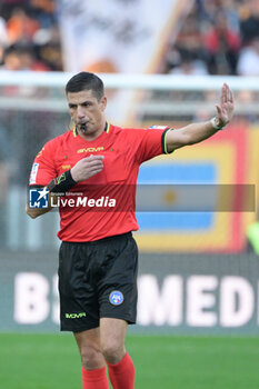 2024-11-10 - Gianluca Manganiello referee during the Italian Football Championship League A Enilive 2024/2025 match between AS Roma vs Bologna FC at the Olimpic Stadium in Rome on 10 November 2024. - AS ROMA VS BOLOGNA FC - ITALIAN SERIE A - SOCCER