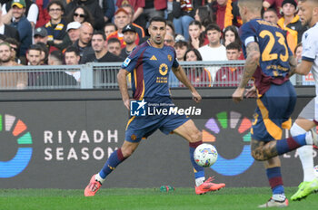 2024-11-10 - Roma’s Zeki Celik during the Italian Football Championship League A Enilive 2024/2025 match between AS Roma vs Bologna FC at the Olimpic Stadium in Rome on 10 November 2024. - AS ROMA VS BOLOGNA FC - ITALIAN SERIE A - SOCCER