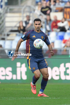 2024-11-10 - Roma’s Zeki Celik during the Italian Football Championship League A Enilive 2024/2025 match between AS Roma vs Bologna FC at the Olimpic Stadium in Rome on 10 November 2024. - AS ROMA VS BOLOGNA FC - ITALIAN SERIE A - SOCCER