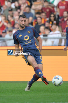 2024-11-10 - Roma’s Bryan Cristante during the Italian Football Championship League A Enilive 2024/2025 match between AS Roma vs Bologna FC at the Olimpic Stadium in Rome on 10 November 2024. - AS ROMA VS BOLOGNA FC - ITALIAN SERIE A - SOCCER