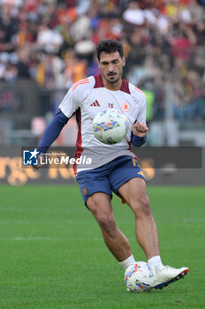 2024-11-10 - Roma’s Mats Hummels  during the Italian Football Championship League A Enilive 2024/2025 match between AS Roma vs Bologna FC at the Olimpic Stadium in Rome on 10 November 2024. - AS ROMA VS BOLOGNA FC - ITALIAN SERIE A - SOCCER