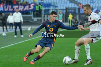 2024-11-10 - Roma’s Matias Soule during the Italian Football Championship League A Enilive 2024/2025 match between AS Roma vs Bologna FC at the Olimpic Stadium in Rome on 10 November 2024. - AS ROMA VS BOLOGNA FC - ITALIAN SERIE A - SOCCER