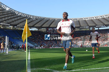 2024-11-10 - Roma’s Evan Ndicka during the Italian Football Championship League A Enilive 2024/2025 match between AS Roma vs Bologna FC at the Olimpic Stadium in Rome on 10 November 2024. - AS ROMA VS BOLOGNA FC - ITALIAN SERIE A - SOCCER