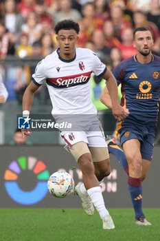 2024-11-10 - Bologna's Dan Ndoye during the Italian Football Championship League A Enilive 2024/2025 match between AS Roma vs Bologna FC at the Olimpic Stadium in Rome on 10 November 2024. - AS ROMA VS BOLOGNA FC - ITALIAN SERIE A - SOCCER