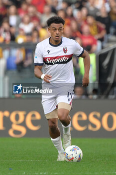 2024-11-10 - Bologna's Dan Ndoye during the Italian Football Championship League A Enilive 2024/2025 match between AS Roma vs Bologna FC at the Olimpic Stadium in Rome on 10 November 2024. - AS ROMA VS BOLOGNA FC - ITALIAN SERIE A - SOCCER