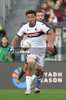 2024-11-10 - Bologna's Dan Ndoye during the Italian Football Championship League A Enilive 2024/2025 match between AS Roma vs Bologna FC at the Olimpic Stadium in Rome on 10 November 2024. - AS ROMA VS BOLOGNA FC - ITALIAN SERIE A - SOCCER