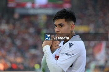 2024-11-10 - Bologna's Santiago Castro celebrates after scoring the goal 0-1 during the Italian Football Championship League A Enilive 2024/2025 match between AS Roma vs Bologna FC at the Olimpic Stadium in Rome on 10 November 2024. - AS ROMA VS BOLOGNA FC - ITALIAN SERIE A - SOCCER