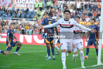 2024-11-10 - Bologna's Santiago Castro celebrates after scoring the goal 0-1 during the Italian Football Championship League A Enilive 2024/2025 match between AS Roma vs Bologna FC at the Olimpic Stadium in Rome on 10 November 2024. - AS ROMA VS BOLOGNA FC - ITALIAN SERIE A - SOCCER