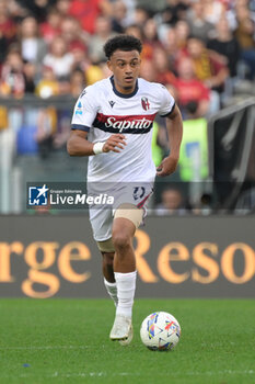 2024-11-10 - Bologna's Dan Ndoye during the Italian Football Championship League A Enilive 2024/2025 match between AS Roma vs Bologna FC at the Olimpic Stadium in Rome on 10 November 2024. - AS ROMA VS BOLOGNA FC - ITALIAN SERIE A - SOCCER