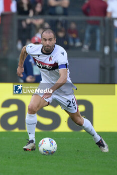 2024-11-10 - Bologna's Lorenzo De Silvestri during the Italian Football Championship League A Enilive 2024/2025 match between AS Roma vs Bologna FC at the Olimpic Stadium in Rome on 10 November 2024. - AS ROMA VS BOLOGNA FC - ITALIAN SERIE A - SOCCER