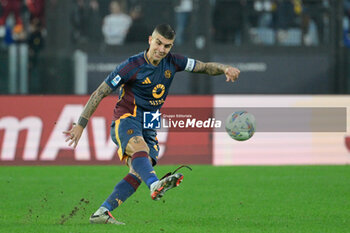 2024-11-10 - Roma’s Gianluca Mancini during the Italian Football Championship League A Enilive 2024/2025 match between AS Roma vs Bologna FC at the Olimpic Stadium in Rome on 10 November 2024. - AS ROMA VS BOLOGNA FC - ITALIAN SERIE A - SOCCER