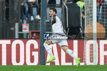 2024-11-10 - Bologna’s Riccardo Orsolini celebrates after scoring the goal 1-2 during the Italian Football Championship League A Enilive 2024/2025 match between AS Roma vs Bologna FC at the Olimpic Stadium in Rome on 10 November 2024. - AS ROMA VS BOLOGNA FC - ITALIAN SERIE A - SOCCER