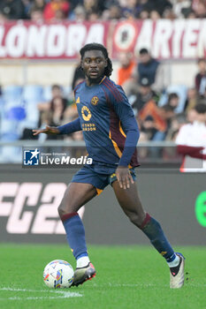 2024-11-10 - Roma’s Manu Kone’ during the Italian Football Championship League A Enilive 2024/2025 match between AS Roma vs Bologna FC at the Olimpic Stadium in Rome on 10 November 2024. - AS ROMA VS BOLOGNA FC - ITALIAN SERIE A - SOCCER