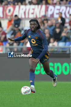 2024-11-10 - Roma’s Manu Kone’ during the Italian Football Championship League A Enilive 2024/2025 match between AS Roma vs Bologna FC at the Olimpic Stadium in Rome on 10 November 2024. - AS ROMA VS BOLOGNA FC - ITALIAN SERIE A - SOCCER