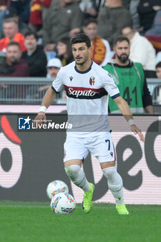 2024-11-10 - Bologna’s Riccardo Orsolini during the Italian Football Championship League A Enilive 2024/2025 match between AS Roma vs Bologna FC at the Olimpic Stadium in Rome on 10 November 2024. - AS ROMA VS BOLOGNA FC - ITALIAN SERIE A - SOCCER