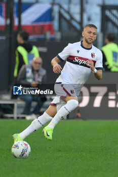 2024-11-10 - Bologna's Jesper Karlsson during the Italian Football Championship League A Enilive 2024/2025 match between AS Roma vs Bologna FC at the Olimpic Stadium in Rome on 10 November 2024. - AS ROMA VS BOLOGNA FC - ITALIAN SERIE A - SOCCER