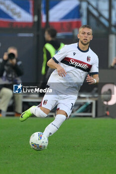 2024-11-10 - Bologna's Jesper Karlsson during the Italian Football Championship League A Enilive 2024/2025 match between AS Roma vs Bologna FC at the Olimpic Stadium in Rome on 10 November 2024. - AS ROMA VS BOLOGNA FC - ITALIAN SERIE A - SOCCER