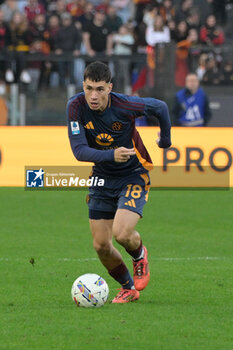 2024-11-10 - Roma’s Matias Soule' during the Italian Football Championship League A Enilive 2024/2025 match between AS Roma vs Bologna FC at the Olimpic Stadium in Rome on 10 November 2024. - AS ROMA VS BOLOGNA FC - ITALIAN SERIE A - SOCCER