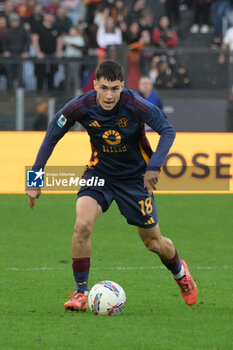 2024-11-10 - Roma’s Matias Soule' during the Italian Football Championship League A Enilive 2024/2025 match between AS Roma vs Bologna FC at the Olimpic Stadium in Rome on 10 November 2024. - AS ROMA VS BOLOGNA FC - ITALIAN SERIE A - SOCCER