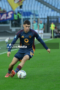 2024-11-10 - Roma’s Matias Soule' during the Italian Football Championship League A Enilive 2024/2025 match between AS Roma vs Bologna FC at the Olimpic Stadium in Rome on 10 November 2024. - AS ROMA VS BOLOGNA FC - ITALIAN SERIE A - SOCCER