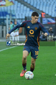 2024-11-10 - Roma’s Matias Soule' during the Italian Football Championship League A Enilive 2024/2025 match between AS Roma vs Bologna FC at the Olimpic Stadium in Rome on 10 November 2024. - AS ROMA VS BOLOGNA FC - ITALIAN SERIE A - SOCCER