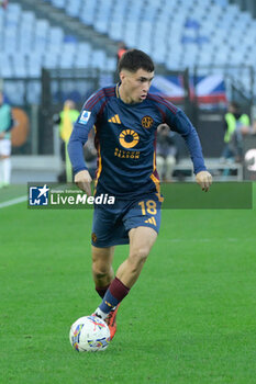 2024-11-10 - Roma’s Matias Soule’ during the Italian Football Championship League A Enilive 2024/2025 match between AS Roma vs Bologna FC at the Olimpic Stadium in Rome on 10 November 2024. - AS ROMA VS BOLOGNA FC - ITALIAN SERIE A - SOCCER