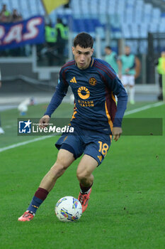 2024-11-10 - Roma’s Matias Soule' during the Italian Football Championship League A Enilive 2024/2025 match between AS Roma vs Bologna FC at the Olimpic Stadium in Rome on 10 November 2024. - AS ROMA VS BOLOGNA FC - ITALIAN SERIE A - SOCCER