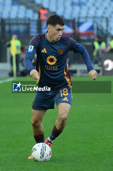 2024-11-10 - Roma’s Matias Soule’ during the Italian Football Championship League A Enilive 2024/2025 match between AS Roma vs Bologna FC at the Olimpic Stadium in Rome on 10 November 2024. - AS ROMA VS BOLOGNA FC - ITALIAN SERIE A - SOCCER