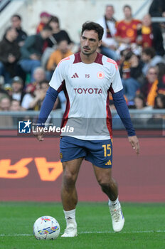 2024-11-10 - Roma’s Mats Hummels  during the Italian Football Championship League A Enilive 2024/2025 match between AS Roma vs Bologna FC at the Olimpic Stadium in Rome on 10 November 2024. - AS ROMA VS BOLOGNA FC - ITALIAN SERIE A - SOCCER