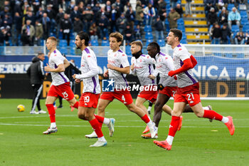 2024-11-24 - warms up prior to the (ACF Fiorentina) Soccer - Italian ,Serie A - Como 1907 vs ACF Fiorentina , 2024-25 game at Stadio Giuseppe Sinigaglia in Como (CO), Italy, 24.11.2024. Photo by Marius Bunduc/LiveMedia - COMO 1907 VS ACF FIORENTINA - ITALIAN SERIE A - SOCCER