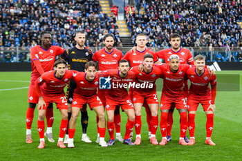 2024-11-24 - team photo during i(ACF Fiorentina)Soccer - Italian ,Serie A - Como 1907 vs ACF Fiorentina , 2024-25 game at Stadio Giuseppe Sinigaglia in Como (CO), Italy, 24.11.2024. Photo by Marius Bunduc/LiveMedia - COMO 1907 VS ACF FIORENTINA - ITALIAN SERIE A - SOCCER